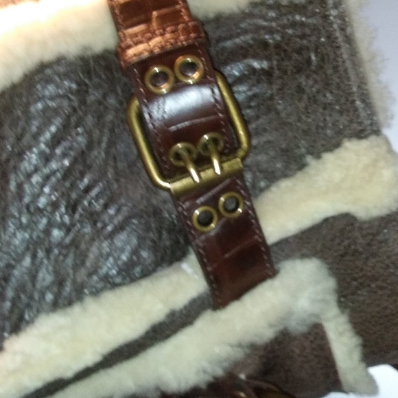 BCBG Shearling/Leather Purse - Used - Must Go!!! - Picture 8 of 11